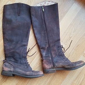 Lucky brand leather boots